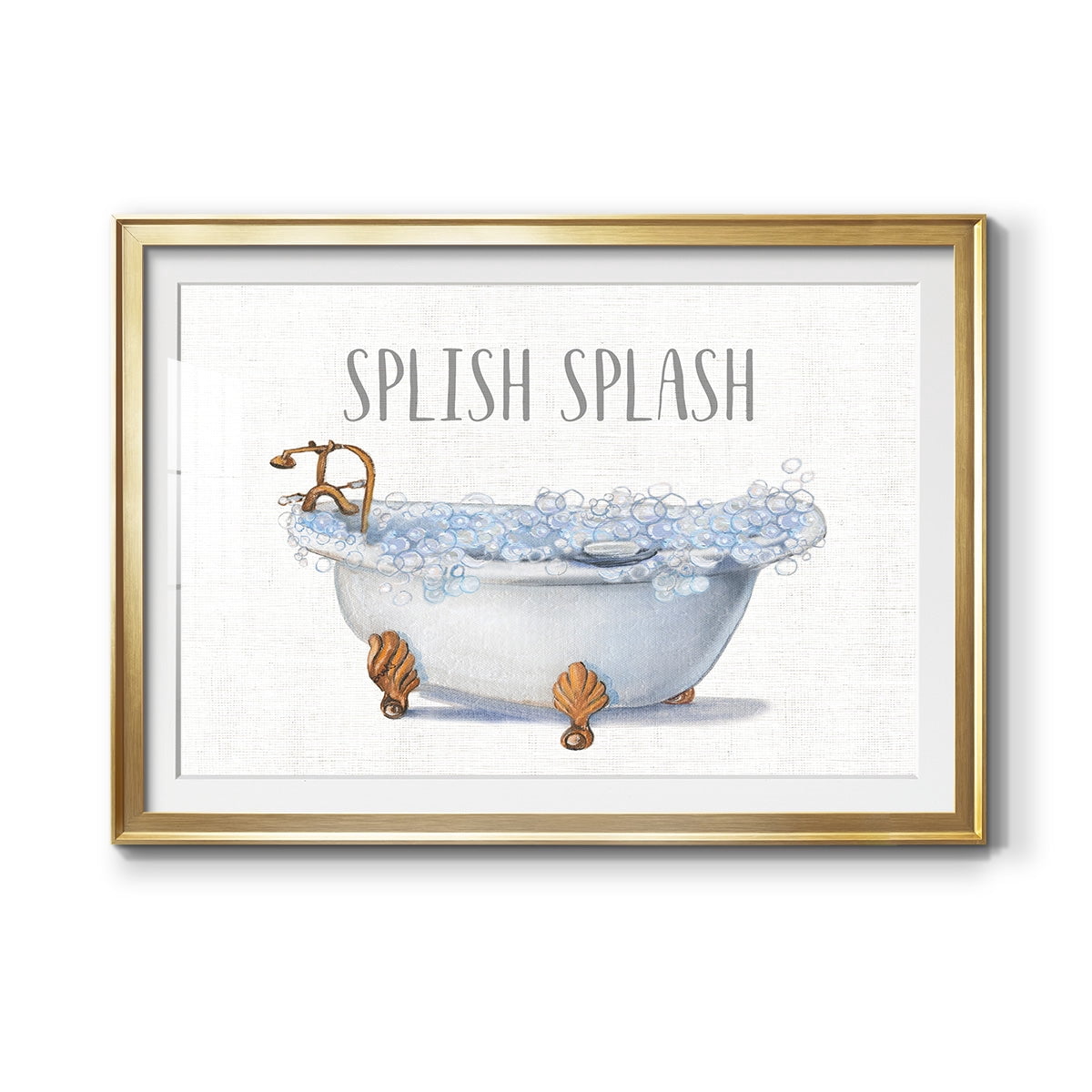 Splish Splash Premium Framed Print - Ready to Hang
