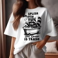 thumbnail image 1 of Splish splash your opinion is trash shirt, Funny raccoon shirt design, Funny quote design shirt, Humour saying shirt, Adult Humor shirt, Meme shirt, 1 of 2