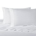 thumbnail image 1 of Split Adjustable Dual King Sheets 100% Cotton 300 Thread count-Striped, 1 of 1