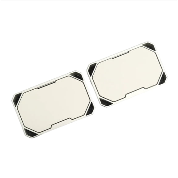 Split Aluminum Keyboard Wrist Rest, Interchangeable Panel Design, Ergonomic Palm Rest with Soft-Touch Finish for Mechanical Keyboard