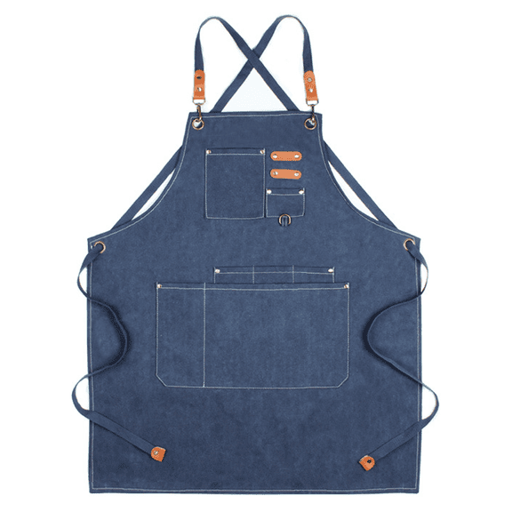 Split Apron with Adjustable Straps,Chef Apron-Cross Back Apron for Men Women ,Canvas