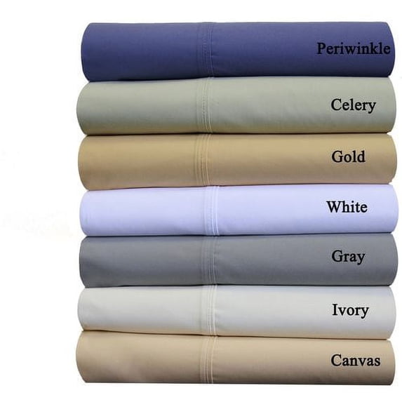 Split Cal King( Dual California king) Sheets Abri Cotton Percale Crispy Super Soft Sheet Set