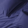 thumbnail image 1 of Split California King Adjustable Bed Sheets Abripedic Crispy Soft 100% Cotton Percale Sheets - Periwinkle, 1 of 4