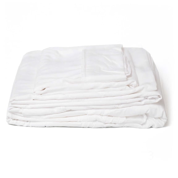 Split California King White Bamboo Sheet Set for Bedroom Bedding Refresh