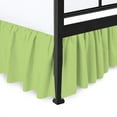 thumbnail image 1 of Split Corner Ruffle Bed Skirts, 12" Tailored Drop Bed Skirt, Dust Ruffle Bedskirt with Platform, 100% Microfiber, Extra Soft -King Size-Sage Solid, 1 of 5