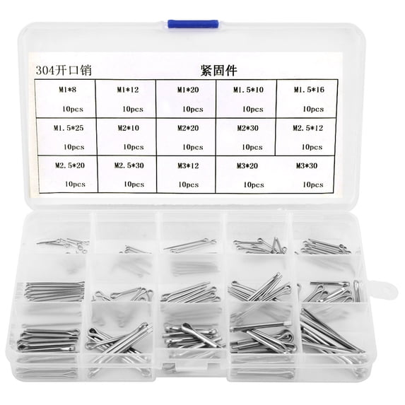 Split Pin Key Split Cotter Clip Pins, 150 Pcs Cotter Pin, Clip Key Fastner Fitting ...
