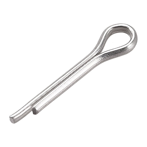 Split Cotter Pin -1.5mm x 8mm 304 Stainless Steel 2-Prongs Silver Tone 60Pcs
