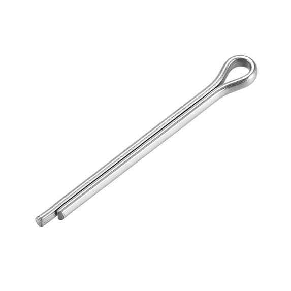 Split Cotter Pin -2.5mm x 30mm 304 Stainless Steel 2-Prongs Silver Tone 120Pcs