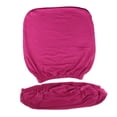 thumbnail image 1 of Split Design Covers Stretch Computer Rotating Cover Solid Color And Home Study Room Durable Polyester , Rose Red, 1 of 5