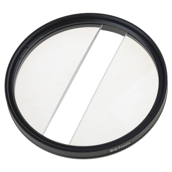 Split Diopter Filter Photography Filter Center Special Effect 49mm-82mm Various