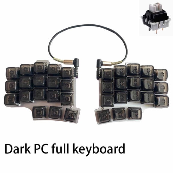 Split Ergonomics 35 Layout Hot-swappable Mechanical Keyboard RGB QMK VIAL All key rogrammable Mini Independent Gaming Keyboard