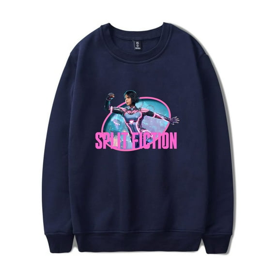 Split Fiction Merch Hoodie unisex fashion trend long sleeved round neck pullover