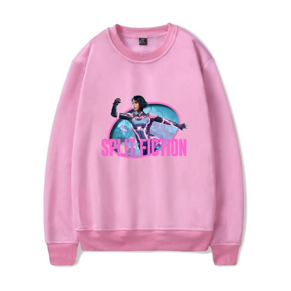 Split Fiction Merch Hoodie unisex fashion trend long sleeved round neck pullover