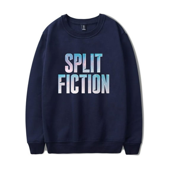 Split Fiction Merch Hoodies with trendy patterns, fashionable men's and women's long sleeved round neck pullovers