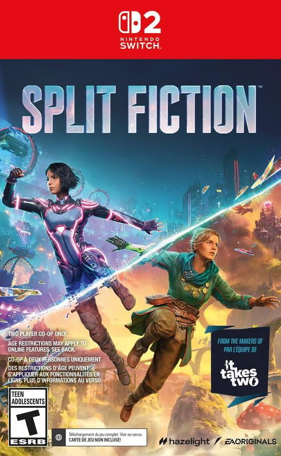 Free Shipping! Electronic Arts Split Fiction for Nintendo Switch 2 Co-Op Adventure with Cross-Play and Friend's Pass