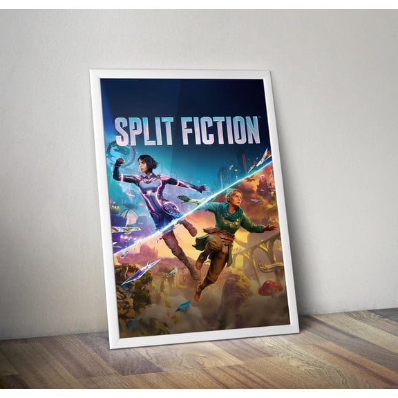 Split Fiction Poster, Gaming Wall Art, Unframed Paper Poster 11x14in