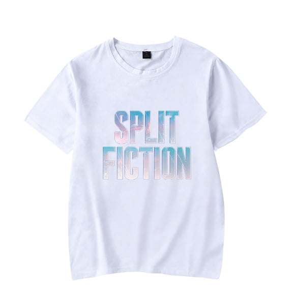 Split Fiction T-shirt loose summer popular pattern casual short sleeved T-shirt top