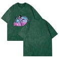 thumbnail image 1 of Split Fiction Unisex Washed Cotton T-Shirt – Crew Neck Short Sleeve Street Fashion Summer, 1 of 6
