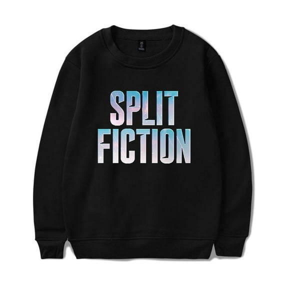 Split Friction Merch Hoodie, Fashionable Pattern, Fashionable Men's and Women's Long Sleeve Casual Round Neck Hoodie
