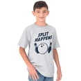 thumbnail image 1 of Split Happens Bowling League Nerd Crewneck T Shirts Boy Girl Teen Brisco Brands M, 1 of 6
