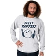 thumbnail image 1 of Split Happens Bowling League Nerd Long Sleeve TShirt Men Women Brisco Brands X, 1 of 6