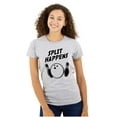 thumbnail image 1 of Split Happens Bowling League Nerd Womens Fitted Plus Size Graphic Tee Brisco Brands 3X, 1 of 5