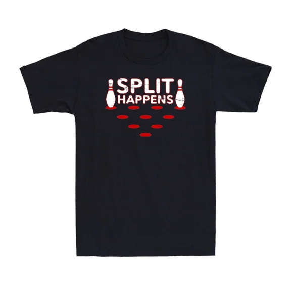 Split Happens Gamer Games Let's Bowl Funny Bowling Sports Unisex T-Shirt