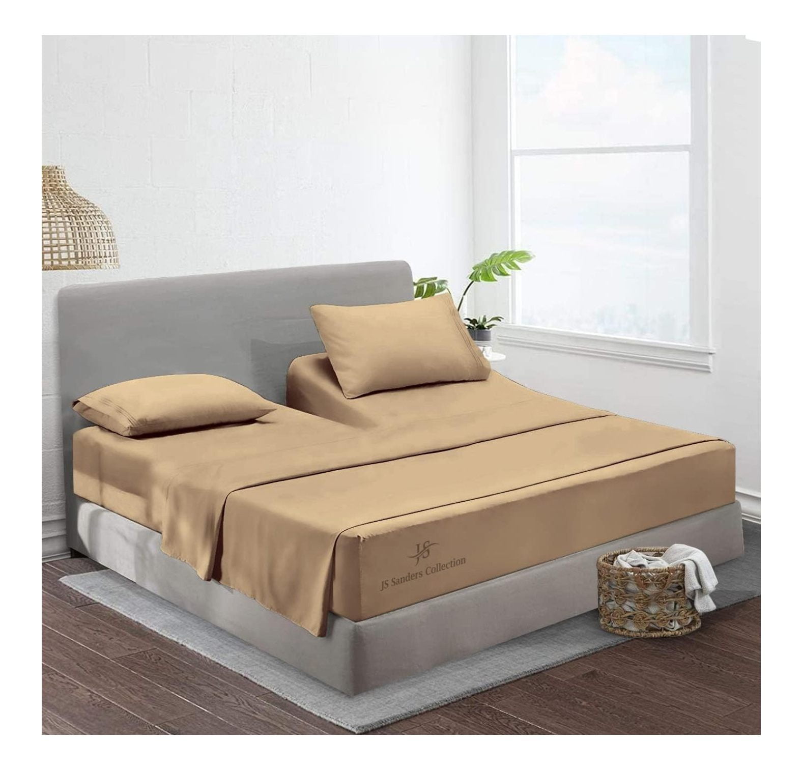 Split Head King Sheets Sets for Adjustable BedsTop Split King Sheets Sets (4 Pcs) King 30 Inch