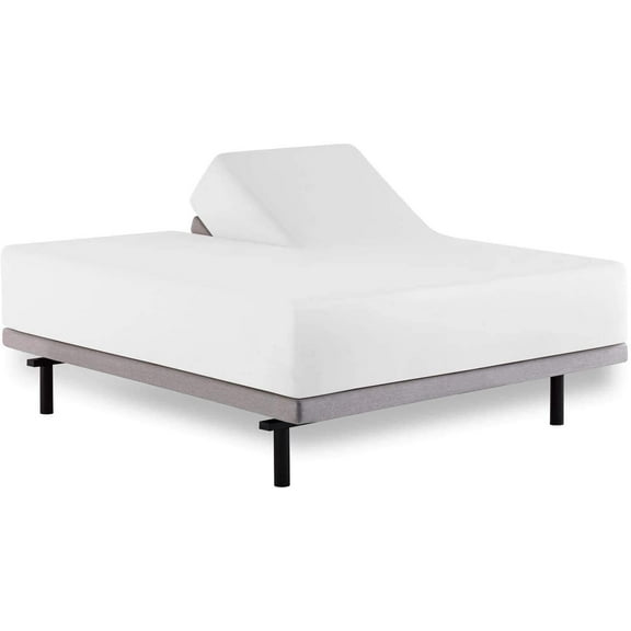 Split Head Mattress Protector for Adjustable or Half Split Beds - 100% Waterproof Terry Cotton, Vinyl Free, 18" Deep Pocket -34 Inch Split from The Top (Queen-34 Split, White)