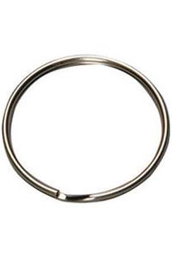 Split Key Ring, 1 in., Tempered Steel