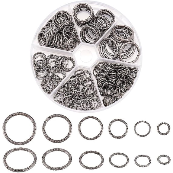 Split Key Rings Metal Keychain Rings