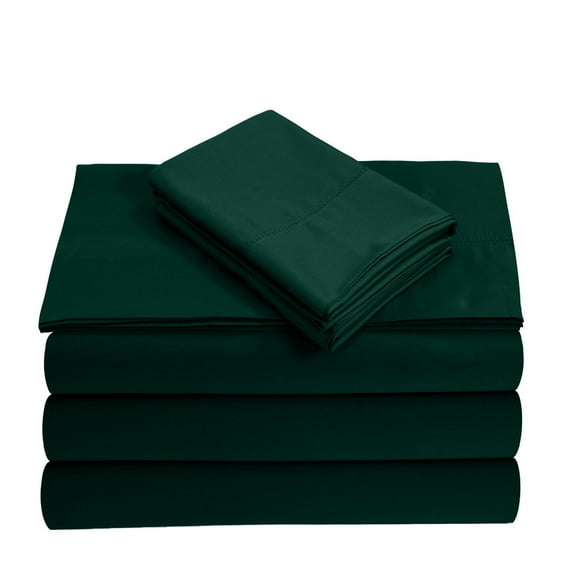 Split King 5-Piece Sheet Set, 600-TC Giza Cotton, 15 inch Deep Pockets - Teal Blue