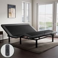 thumbnail image 1 of Split King Adjustable Bed , Adjustable Bed Base with Wireless Remote, Separate Head/Foot Lift, Sturdy Metal, Easy Assembly Electric Smart Bed Frame, 1 of 6