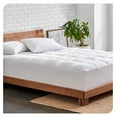 Split King Mattress Pad Pillow Top Reversible Soft Mattress Topper