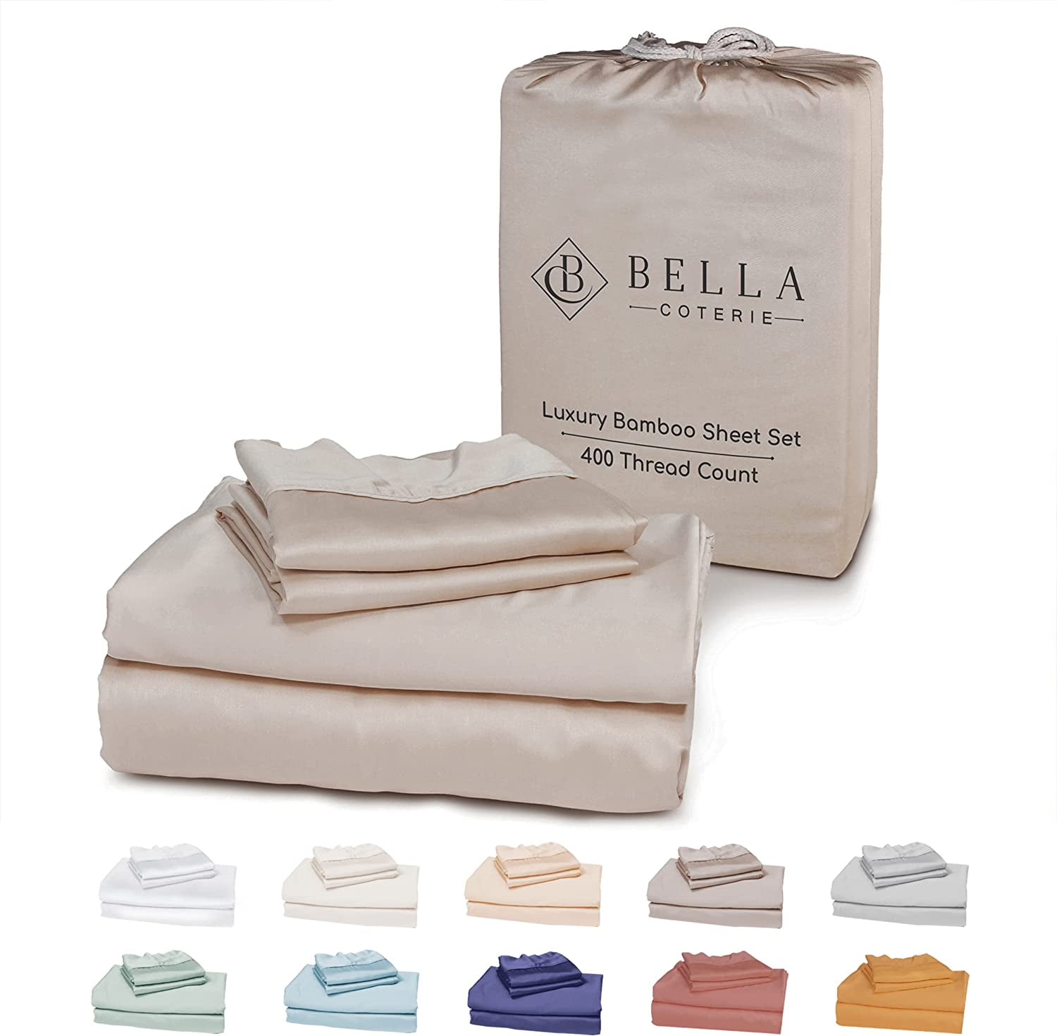 Split King Sheet Set 100 Organically Grown Viscose Softer than