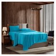 thumbnail image 1 of Split King Sheets for Adjustable Beds - 5 Piece Split King Sheets Set, Deep Pocket, Hotel Luxury, Extra Soft, Breathable and Cooling, Bright Blue Split King Bed Sheets, 1 of 9