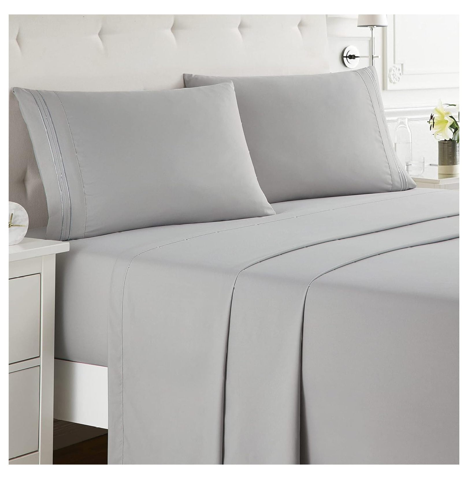 Split King Sheets for Adjustable Beds - 5 Piece Split King Sheets Set ...