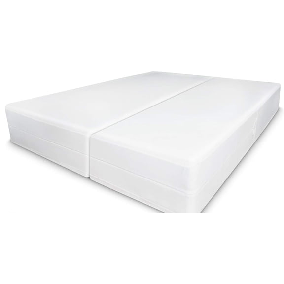 Split King Size Box Spring Encasement Pack - 100% Waterproof, Bed Bug Proof, Hypoallergenic - Premium Zippered Six-Sided Covers
