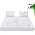 thumbnail image 1 of Split King Size Mattress Protector Waterproof,Smooth Top Mattress Protector for Kids,Breathable Skin Friendly and Noiseless Fitted Sheet,Viscose Terry Mattress Cover, 1 of 6