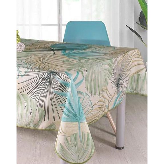 Split Leaf 100% Polyester, Stain Resistant Tablecloth 39 x 58 inch