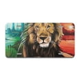 thumbnail image 1 of Split Lion Aluminum License Plate| License Plate 12" X 6" Fits Any Car, Truck, SUV, RV, or Trailer | Made in The USA, 1 of 3
