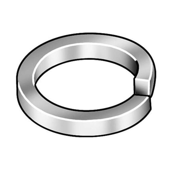 Split Lock Washer, For Screw Size 7/8 in Steel, Plain Finish, 50 PK
