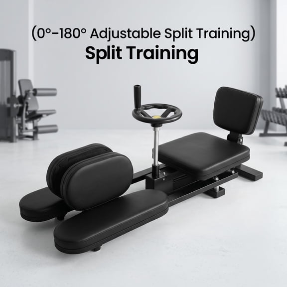 Split Machine 0-240 Smooth Adjustment, Stretcher Machine with Silent Universal Wheels, Leg Stretching Training Machine Steel Structure 440 LBS Capacity for Ballet Fitness.