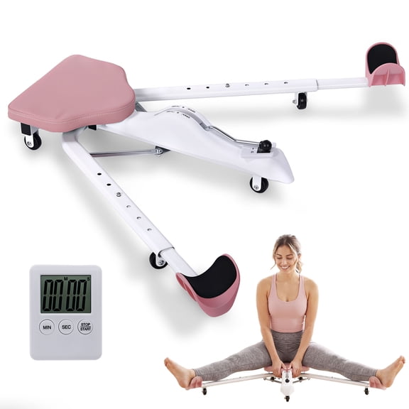 Split Machine, 330 LBS Weight Capacity Leg Stretch Machine for Flexibility Training and Stretching Workouts w/Electronic Timer