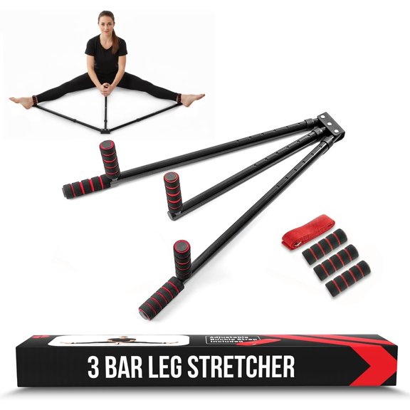 Split Machine for Flexibility with Trainer APP - Adjustable 3 Bar Stretcher to Boosts Range of Motion, and Groin Flexibility with Split Stretcher Machine Timer, for Martial Arts, , Yoga