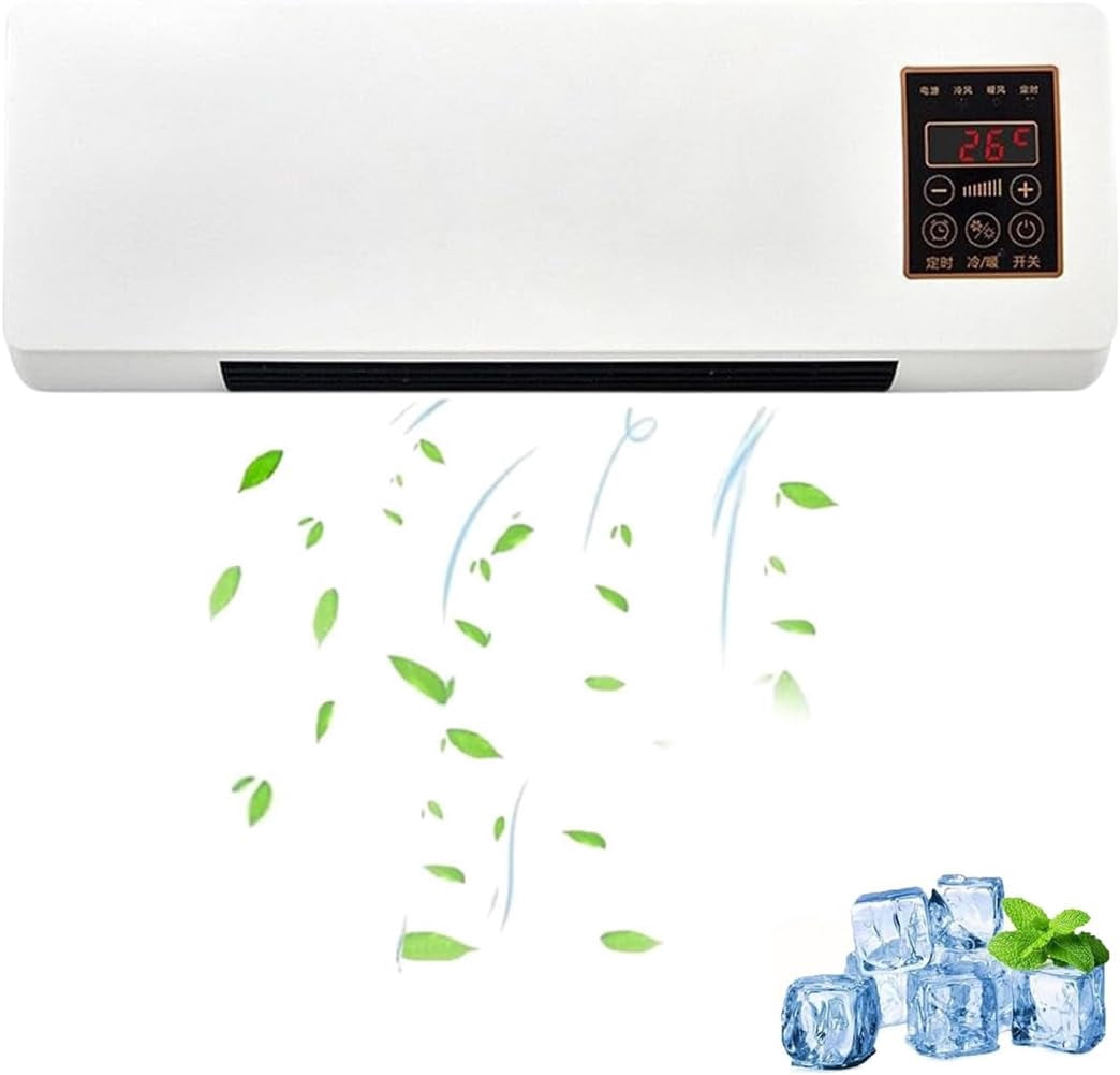 Split Max Air Conditioner 110V, Portable Air Conditioning Split Max Fan with Remote, Energy Efficient for Home & Office