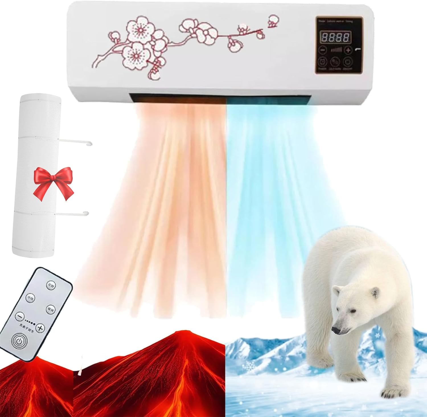 Split Max Air Conditioner Climafy 12000 BTU Portable/Wall Split Air ...