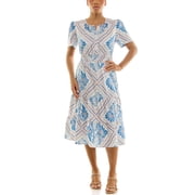 Split Neck Tiered Maxi Dress