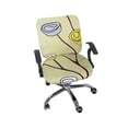 thumbnail image 1 of Split Office Computer Chair Cover,Comfortable Stretch Rotating Chair Pads Printed Task Chair Covers, 1 of 8