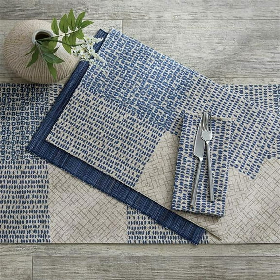 Split-P Criss Cross Printed Table Runner